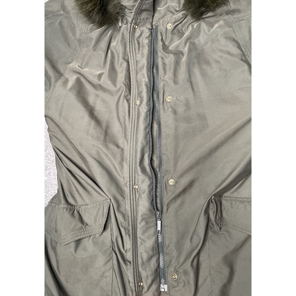 RARE Vtg Country Klassic Kemper Mens Snap Full Zip Removable Fur Hooded Jacket - Picture 4 of 16